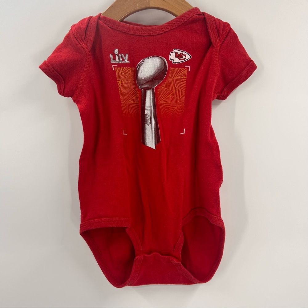 Kansas City Chiefs LIV Superbowl Champions Onesie 24 Months